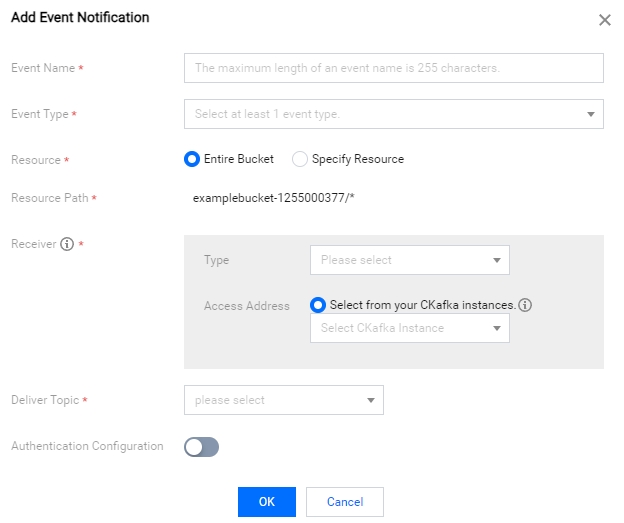 Setting Event Notifications - Cloud Object Storage - Documentation Center