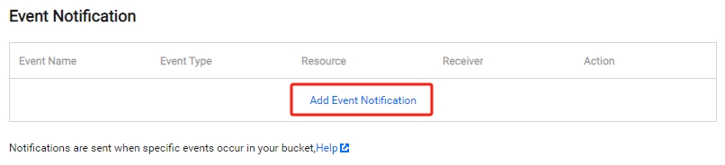 Setting Event Notifications - Cloud Object Storage - Documentation Center